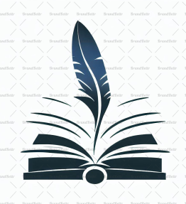 Offenes Buch und Feder